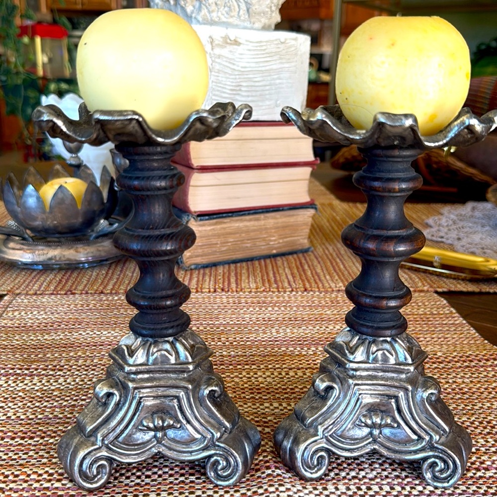 2 Vintage 1960’s Rubel candle holders